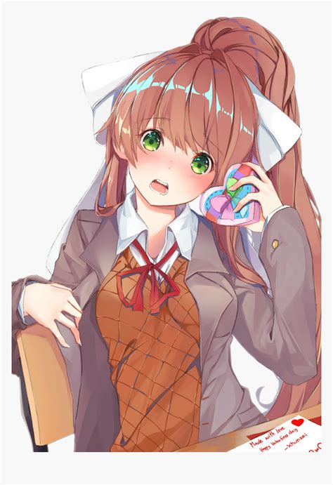 Recolor of the character. . Monika ddlc rule 34